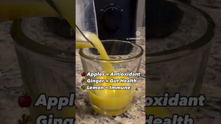 Gut Health! Try Apple Ginger Lemon juice recipe