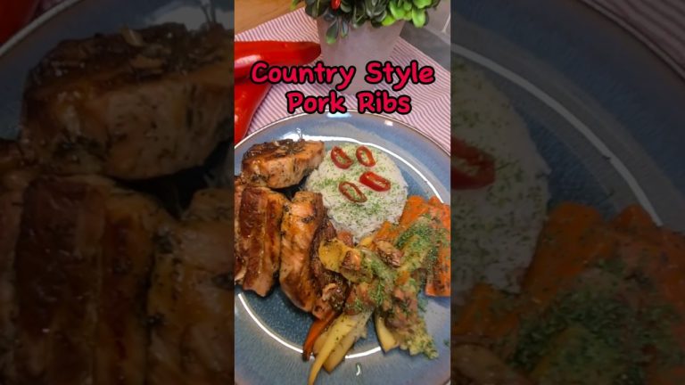 Country Style Pork Ribs Recipe #shorts #food