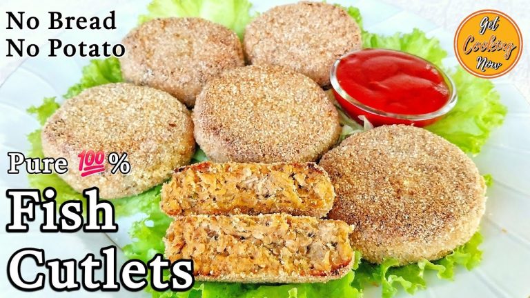 Fish Cutlets Recipe | Goan Fish Cutlets No Bread, No Potato | Bangda Mackerel Fish Cutlets | Almonas
