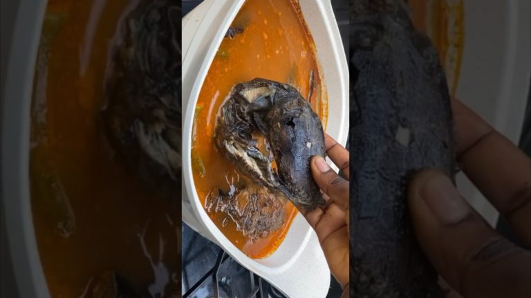 How to make Assorted Fish pepper Soup/ light Soup recipe | Fufu & Soup Recipe #ghanaians #shortfeed