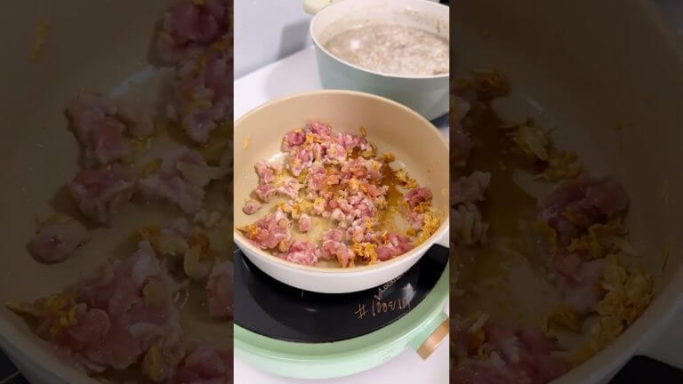 ข้าวต้มหมูสาหร่ายเส้นผม #เอื้อยเก๋ #กินกับshorts