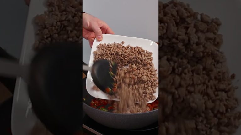 the greatest ground pork recipe of all time, in 15 mins #groundporkrecipe #easyrecipe