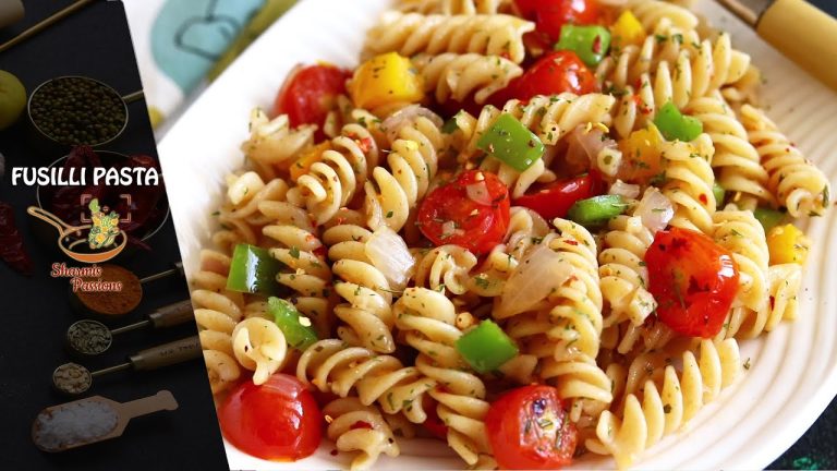 Fusilli Pasta | Quick Fusilli Pasta Recipe