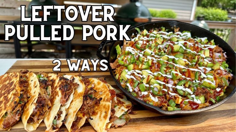 2 awesome recipes for leftover pulled pork