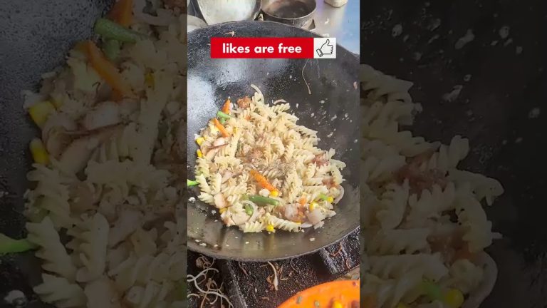 Egg Pasta || Street Style Egg Pasta || Indian Style Pasta#shorts