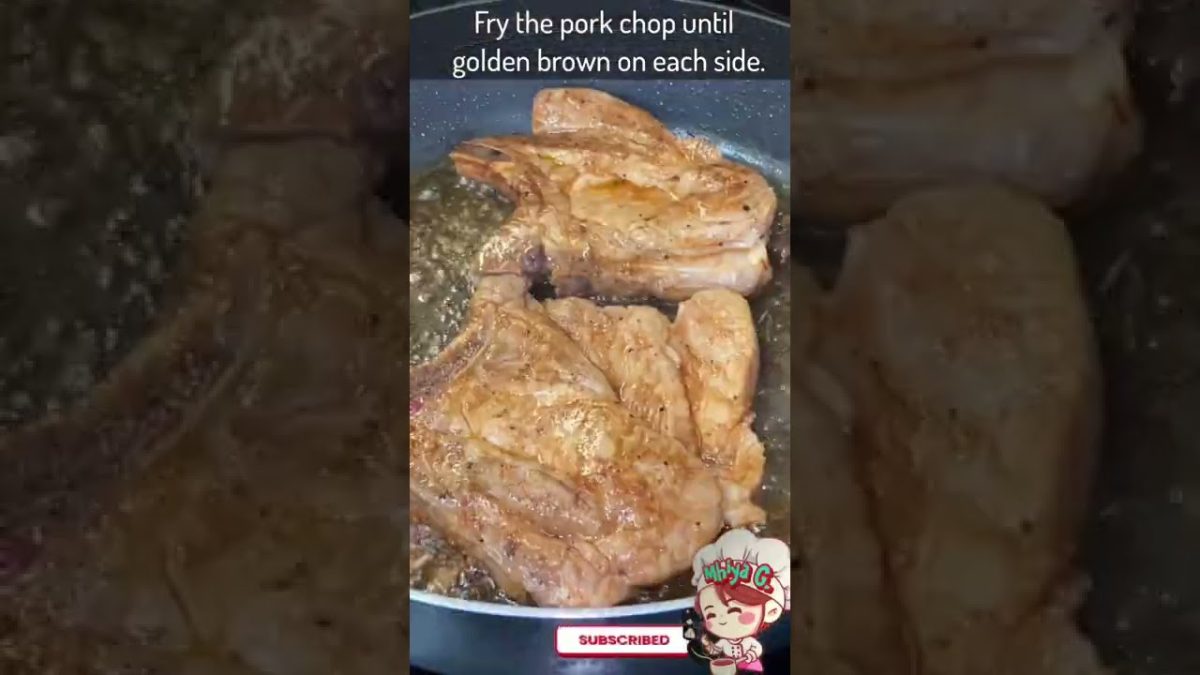 Super Tender Pork Chop. Easiest way to make tender and juicy pork chop. #shorts #pork #cooking