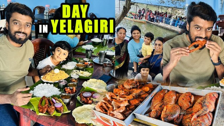 SPICY FISH Fry MEALS in Yelagiri – FUN with ஏலகிரி Lake Monkeys !!