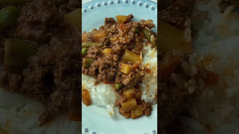 Beef Picadillo – Filipino style! Ultimate beef recipe – yum! #shorts