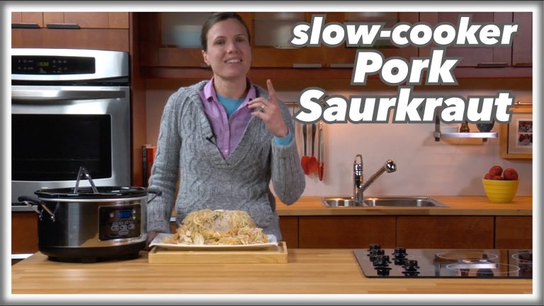 Slow Cooker Pork and Sauerkraut Recipe – New Years Day Luck!