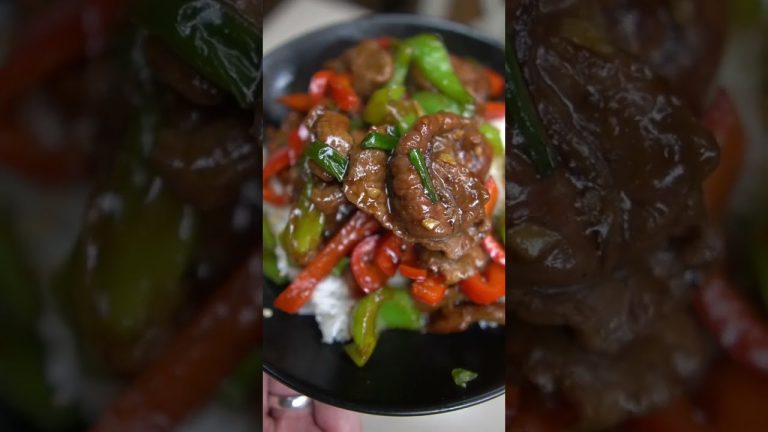 Classic Chinese Pepper Beef Stir Fry | Easy Step by Step Recipe