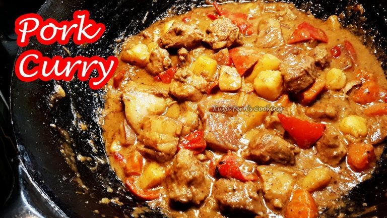 SOFT CREAMY SPICY PORK CURRY!!!