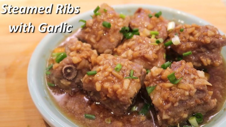 Steamed Pork Ribs with Garlic / One of the Best Ways to Cook Pork Ribs