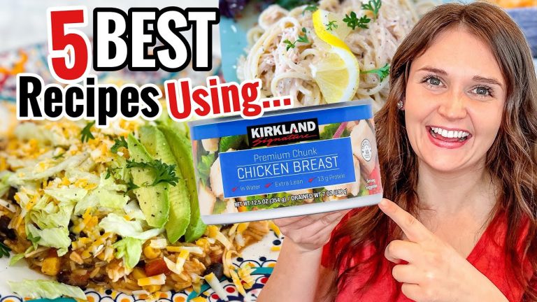 5 BEST Ways To Use Canned Chicken | Tasty Chicken Recipes Made EASY | Julia Pacheco