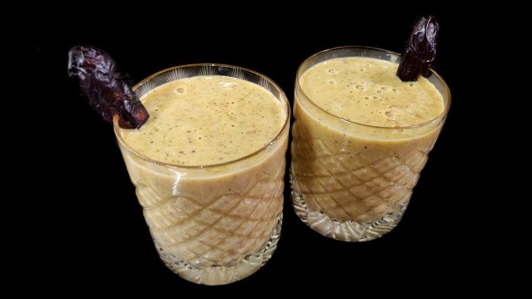Banana Dates Smoothie | Condensed Milk Recipe | Smoothie Recipe