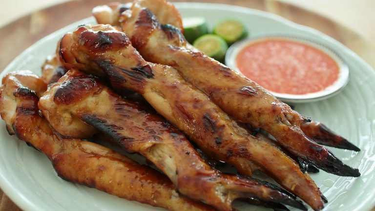Singapore BBQ Chicken Wings with Chilli Dip – 新加坡烤鸡翅