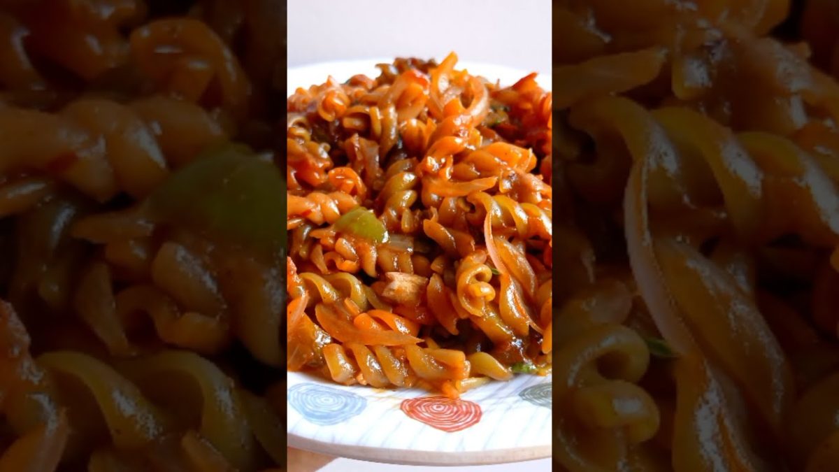 Yippee Tricolor Pasta Recipe #shorts #youtubeshorts #pasta #trending #yippe