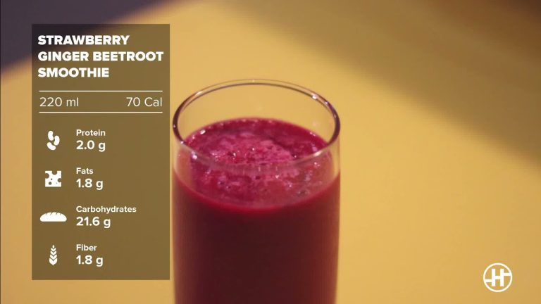 Healthy Smoothie Recipes | Strawberry Ginger Beetroot Smoothie | HealthifyMe