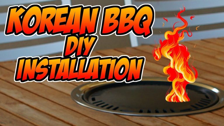 Korean BBQ Table Installation