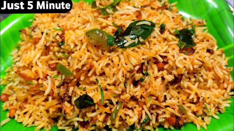 வீட்ல காய்கறி இல்லையா? அப்ப உடனே இப்படி செஞ்சு அசத்துங்க! | 5 Minute Lunch Recipes | 5 Minute Recipe