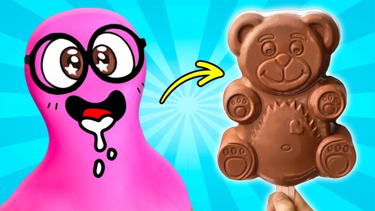 Sammy Makes a Giant Chocolate Bear 😍😋 Easy Dessert Ideas