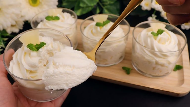 3 ingredients dessert Recipe! No oven! no flour! no eggs! no gelatin ! in 5 minutes !so delicious!