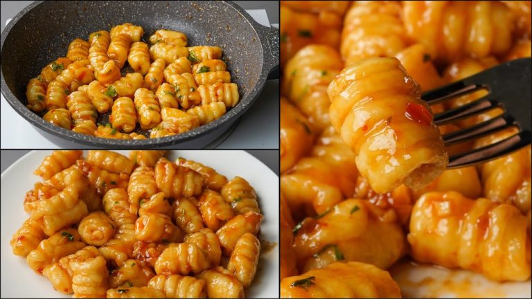 Potato Gnocchi Pasta Recipe | Creamy Potato Gnocchi Pasta | Indian-Style Potato Pasta Recipe