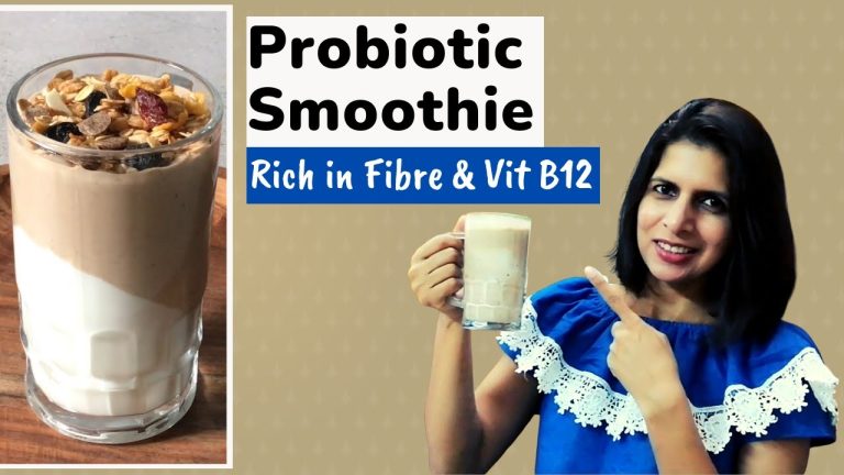 Probiotic Smoothie Recipe | High in Fibre, Protein & Vitamin B12 | Sugar Free | Fit Meal in 15 Ep 2