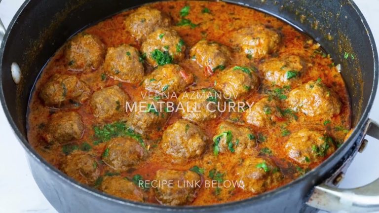 Meatball Curry Recipe – Ground Beef Kofta Curry (Indian)