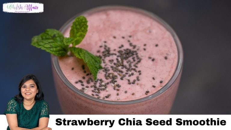 Strawberry Chia Seed Smoothie Recipe