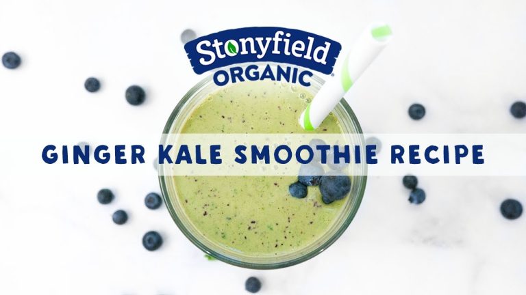 Ginger Kale Smoothie Recipe