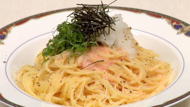 Mentaiko Spaghetti Recipe (Japanese Pasta with Spicy Marinated Pollock Roe) | Cooking with Dog