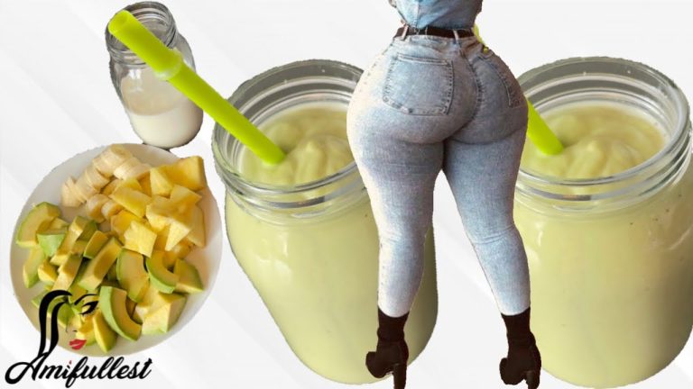 GAIN WEIGHT IN THE RIGHT PLACES WITH THIS SMOOTHIE | gain weight naturally at home
