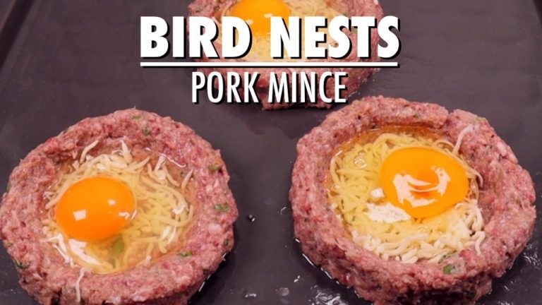 Easy Dinner Recipes for Family | The Birds Nest with Minced Pork