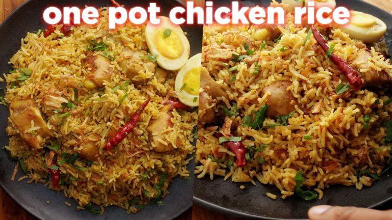 Easy one pot chicken rice recipe
