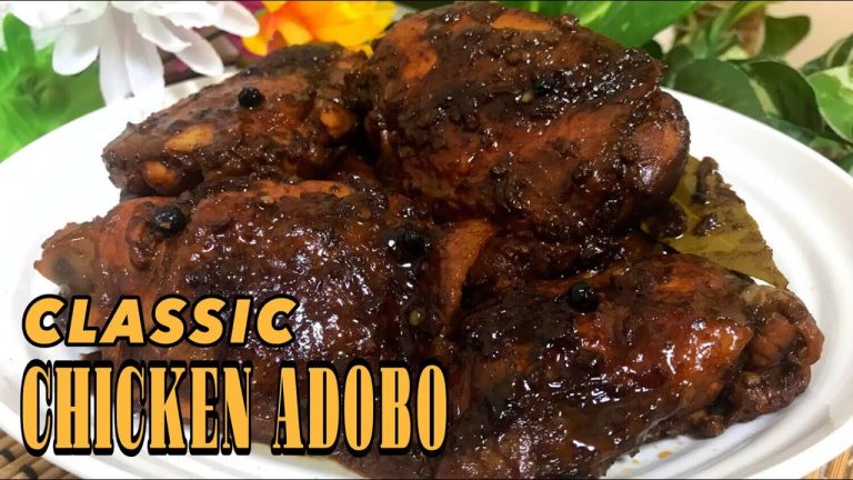 CHICKEN ADOBO RECIPE | HOW TO MAKE QUICK AND EASY CLASSIC CHICKEN ADOBO