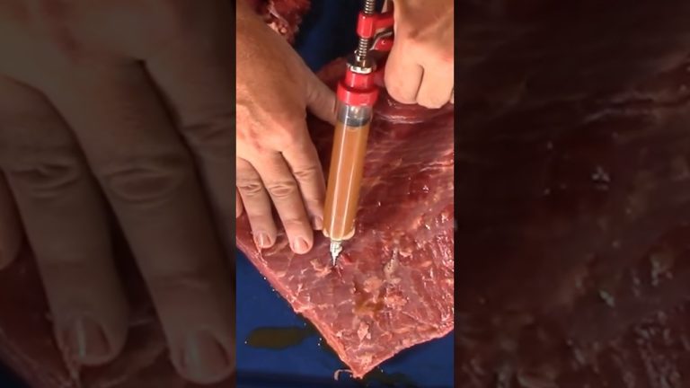 How Do You Inject A Brisket #bbq #beef #brisket