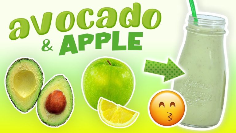 Avocado Apple Smoothie (Weight Loss Smoothie Recipe)