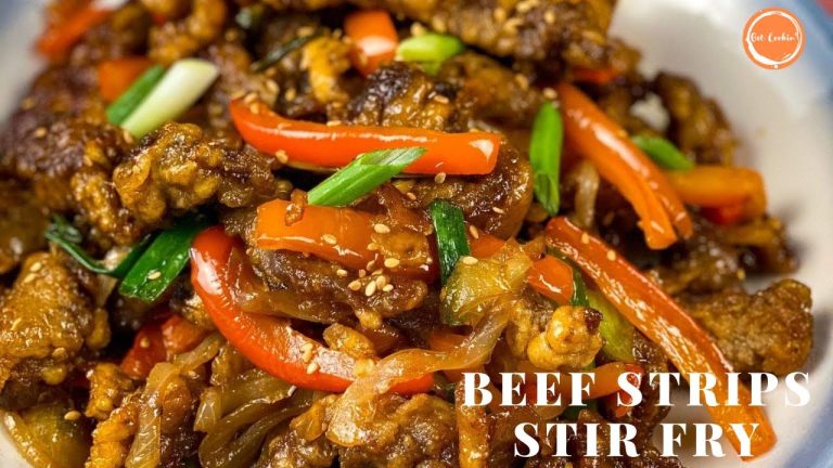 HOW TO COOK BEEF STRIPS STIR FRY | BEEF STIR FRY RECIPE
