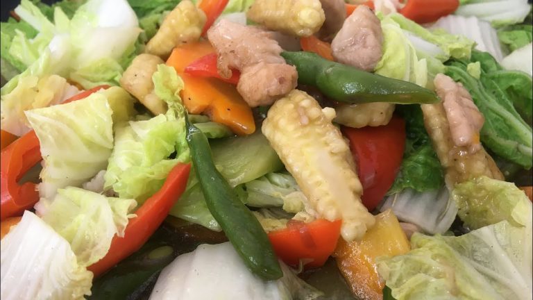 How To Cook Pork Chopsuey Recipe