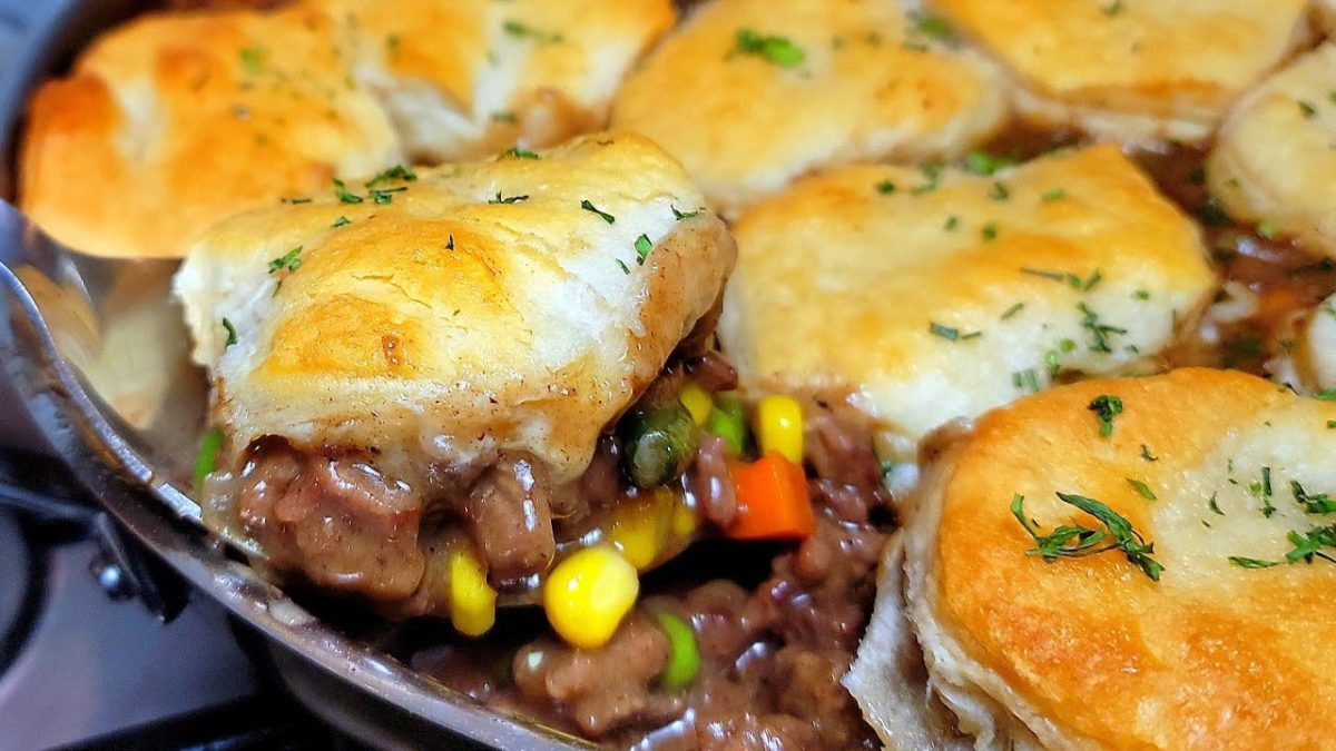 Beef Pot Pie Recipe | One Pan Dinner #cooking