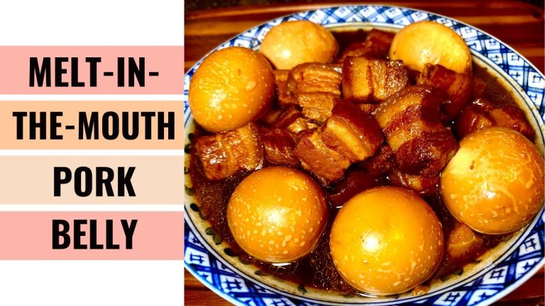 Melt-in-the-mouth Braised Soya Sauce Pork Belly With Eggs SO EASY | Aunty Mary Cooks 💕