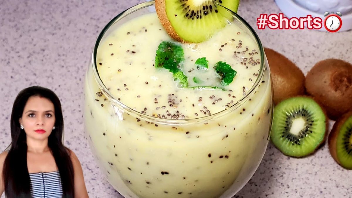 Kiwi Smoothie for Weight loss | How to Make Kiwi Banana Smoothie | Smoothie Recipe | #shorts