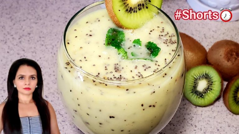 Kiwi Smoothie for Weight loss  |  How to Make Kiwi Banana Smoothie | Smoothie Recipe | #shorts
