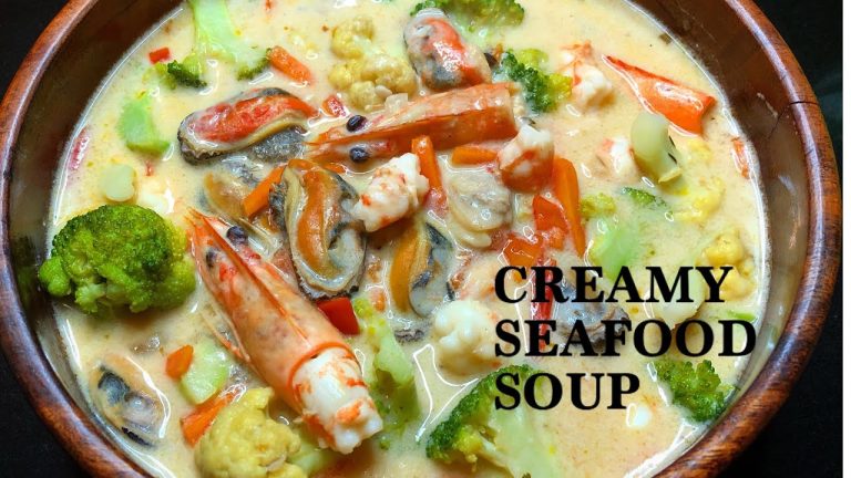 CREAMY SEAFOOD SOUP | SEAFO CHOWDER | SEAFOOD RECIPE | SHIELA MARIE'S KITCHEN