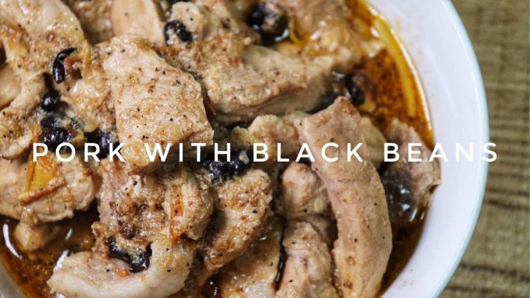 HOW TO COOK PORK WITH BLACK BEANS (PORK TAUSI) | Kat's Empire |
