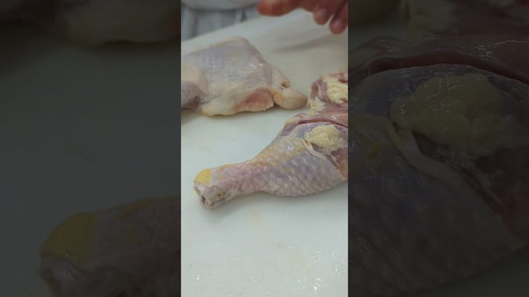 Chicken leg Quarter Joint #butcher #chicken #howto #chickenrecipes