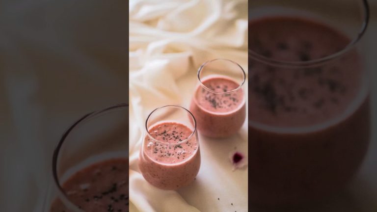 Banana Chia Seeds Smoothie for weight loss #smoothie #shorts #smoothierecipes #burnbellyfatfast