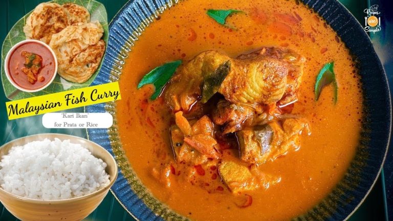 Malaysian Fish Curry Recipe | Kari Ikan Mamak style – For Prata