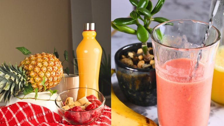 NO MILK Banana Smoothie Recipe 3 INGREDIENTS – 2 minutes Easy Delicious Smoothie😍