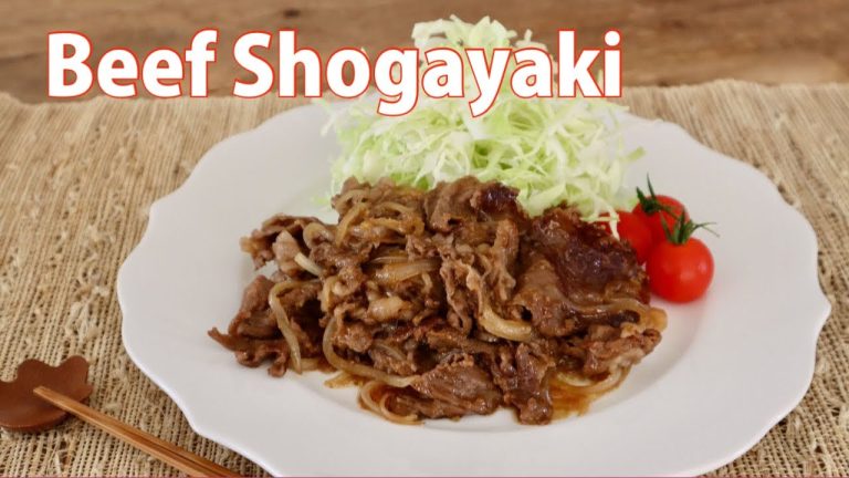 Beef Shogayaki Recipe – Japanese Cooking 101